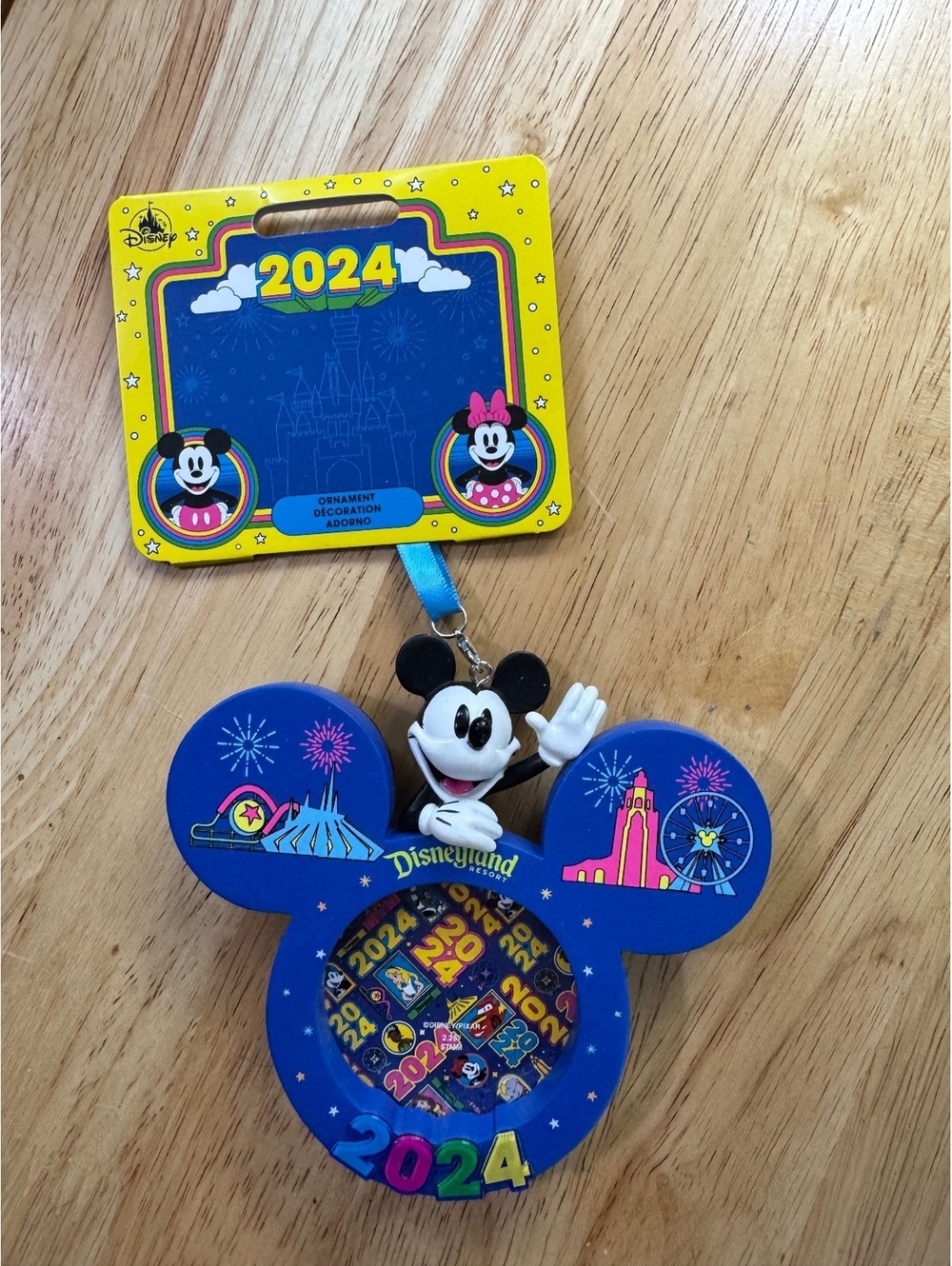 2024 Disneyland Resort Mickey Mouse Ornament Decoration